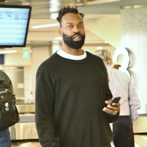 Baron Davis à l'aéroport de Los Angeles le 2 novembre 2014