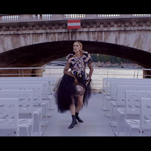 Extrait du reportage vidéo de Vogue suivant Céline Dion à Paris. Juillet 2017