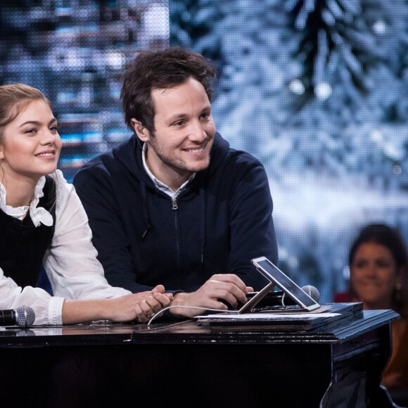 Exclusif - Vianney, Louane Emera - Enregistrement de l'émission "Gare au Garou", qui sera diffusée le 4 janvier 2018 sur France 2. Le 11 décembre 2017 © Cyril Moreau / Bestimage