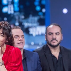 Exclusif - Patrick Fiori, Nolwenn Leroy, Garou, François-Xavier Demaison, Julien Clerc - Enregistrement de l'émission "Gare au Garou", qui sera diffusée le 4 janvier 2018 sur France 2. Le 11 décembre 2017 © Cyril Moreau / Bestimage