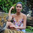 Leila Ben Khalifa se dévoile ultra sexy lors de ses vacances en Thaïlande, en fin d'année 2017.