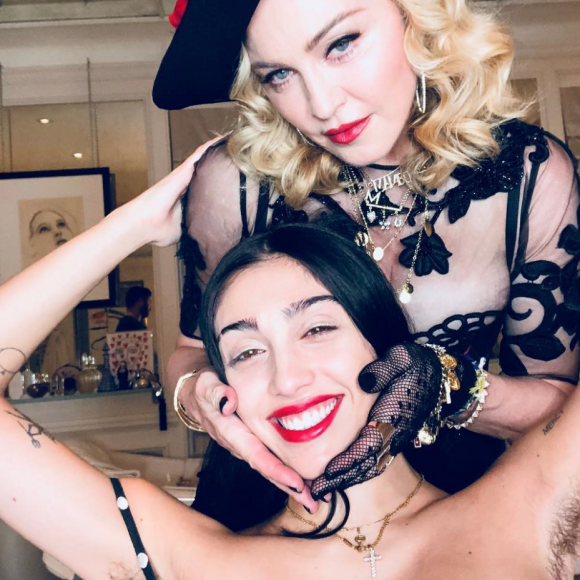 Madonna et sa fille Lourdes à New York, le 31 décembre 2017.