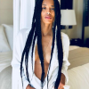Ciara photographiée par son mari Russell Wilson. Janvier 2018.