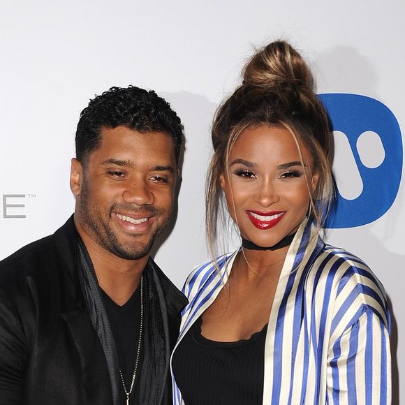 Russell Wilson et Ciara à Los Angeles. Février 2017.