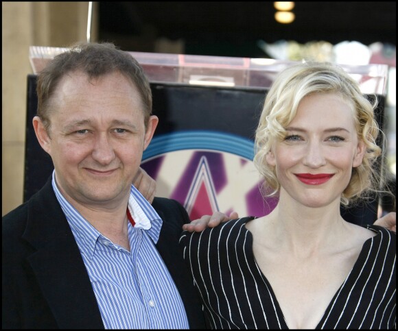 Cate Blanchett, Andrew Upton - L'actrice reçoit son étoile sur le Walk of Fame à Hollywood en 2008