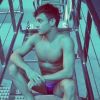 Tom Daley pose pour Adidas. Instagram, octobre 2017.