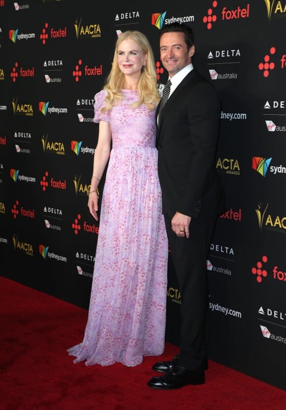Nicole Kidman et Hugh Jackman - 7e édition des AACTA International Awards à Los Angeles. Le 5 janvier 2018.