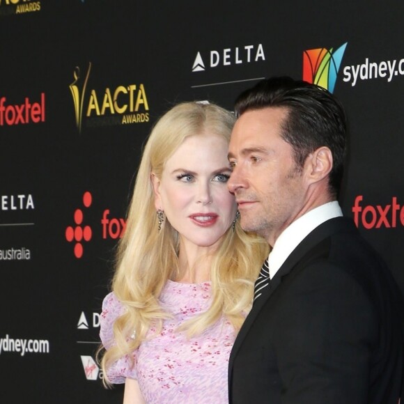 Nicole Kidman et Hugh Jackman - 7e édition des AACTA International Awards à Los Angeles. Le 5 janvier 2018.