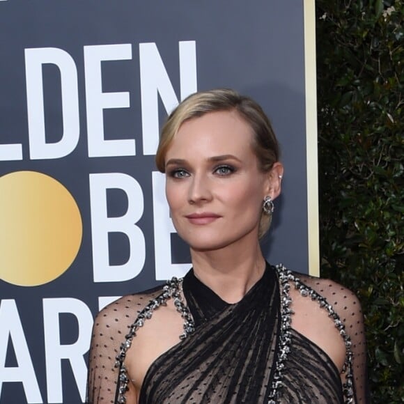 Diane Kruger sur le tapis rouge de la 75e cérémonie des Golden Globe Awards au Beverly Hilton à Los Angeles, le 7 janvier 2018. © Chris Delmas/Bestimage