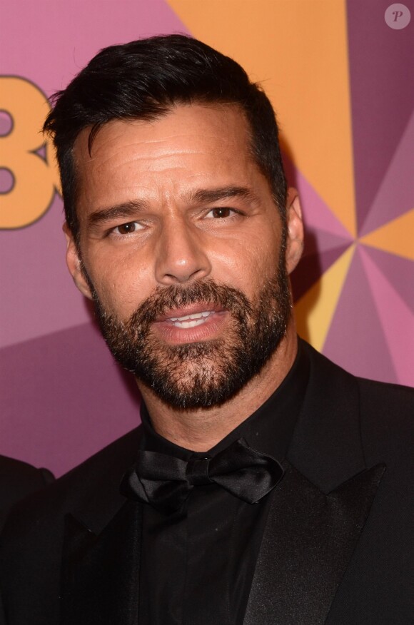 Ricky Martin au photocall de la soirée HBO's official Golden Globe after party au restaurant Circa 55 de l'hôtel Hilton à Beverly Hills le 7 janvier 2018.
