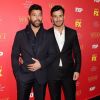Ricky Martin et son fiancé - Première de la saison 2 de la série "The Assassination Of Gianni Versace: American Crime Story" à Los Angeles, Californie, Etats-Unis, le 8 janvier 2018. © JLPPA/Bestimage