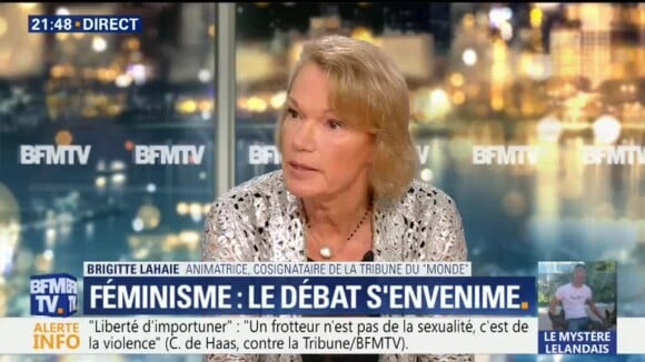 Brigitte Lahaie sur BFMTV, 10 janvier 2018