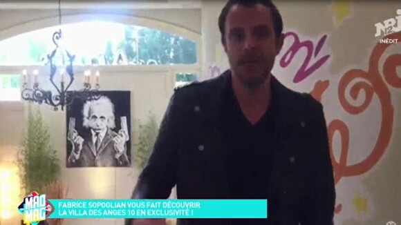 Fabrice Sopoglian dévoile la villa des "Anges 10", "Mad Mag", 11 janvier 2018