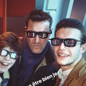 Benjamin Castaldi, un dimanche en famille à Disneyland Paris, 14 janvier 2018, Instagram