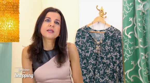 Sabine, candidate des "Reines du shopping" (M6) lors de la semaine du 8 janvier 2018.
