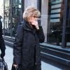 Jane Fonda se rendant aux interviews de Build Series à New York le 15 janvier 2018