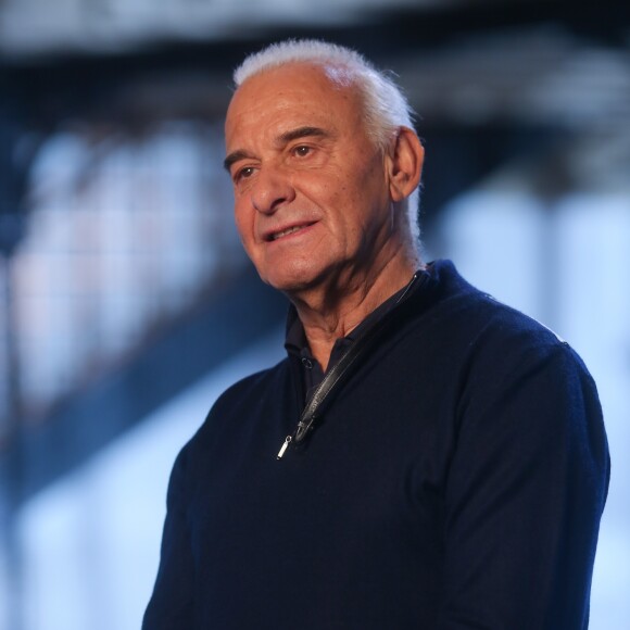 Semi- Exclusif - Michel Fugain - Enregistrement de l'émission "Animaux Stars" qui sera diffusée le 20 janvier 2018 sur la chaîne "Animaux" au Bastille Design Center à Paris. Le 28 novembre 2017 © CVS / Bestimage