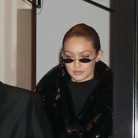 Zayn Malik fête son 25ème anniversaire en compagnie de sa compagne Gigi Hadid à New York le 12 janvier 2018.