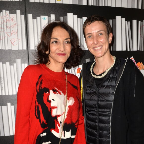 Semi-Exclusif - Nathalie Rykiel et Sarah Andelman (Colette) - Soirée "Manifesto" pour célébrer les 50 ans de la Maison Sonia Rykiel à Paris, le 16 janvier 2018. © Veeren/Bestimage