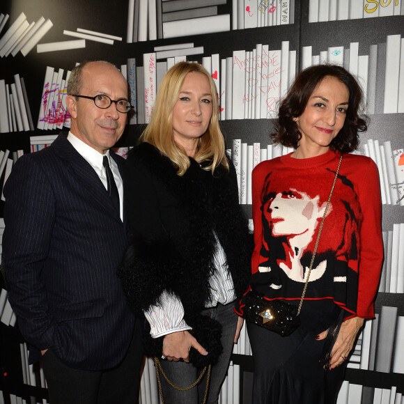 Semi-Exclusif - Jean-Marc Loubier, Nathalie Rykiel et Julie de Libran - Soirée "Manifesto" pour célébrer les 50 ans de la Maison Sonia Rykiel à Paris, le 16 janvier 2018. © Veeren/Bestimage