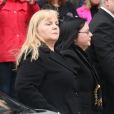  Eileen O'Riordan, mère de Dolores O'Riordan, le 21 janvier 2018 en l'église Saint Joseph à Limerick lors de la présentation de la dépouille de sa fille, morte le 15 janvier 2018 à 46 ans. © Niall Carson/PA Wire/Abacapress.com 