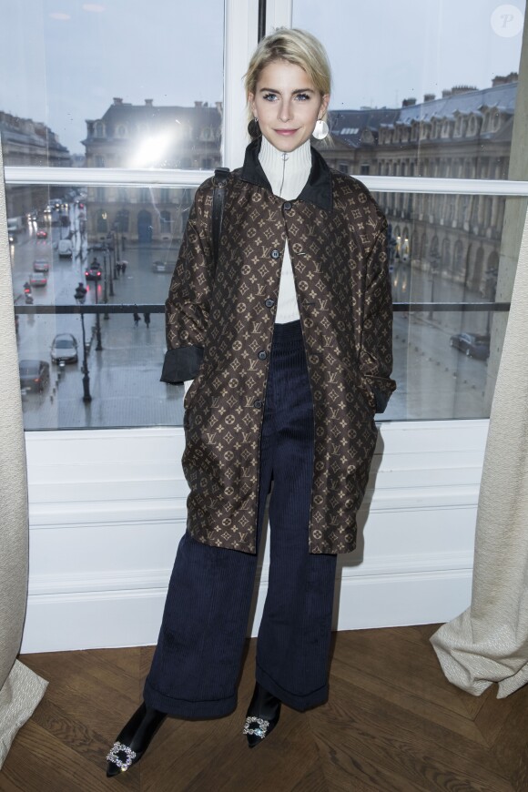 Caroline Daur - Défilé de mode Maison Schiaparelli, collection haute couture Printemps-Eté 2018, à Paris. Le 22 janvier 2018 © Olivier Borde / Bestimage