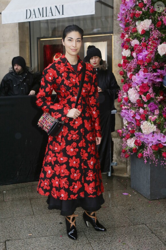 Caroline Issa - Défilé de mode Maison Schiaparelli, collection haute couture Printemps-Eté 2018, à Paris. Le 22 janvier 2018 © CVS - Veeren / Bestimage
