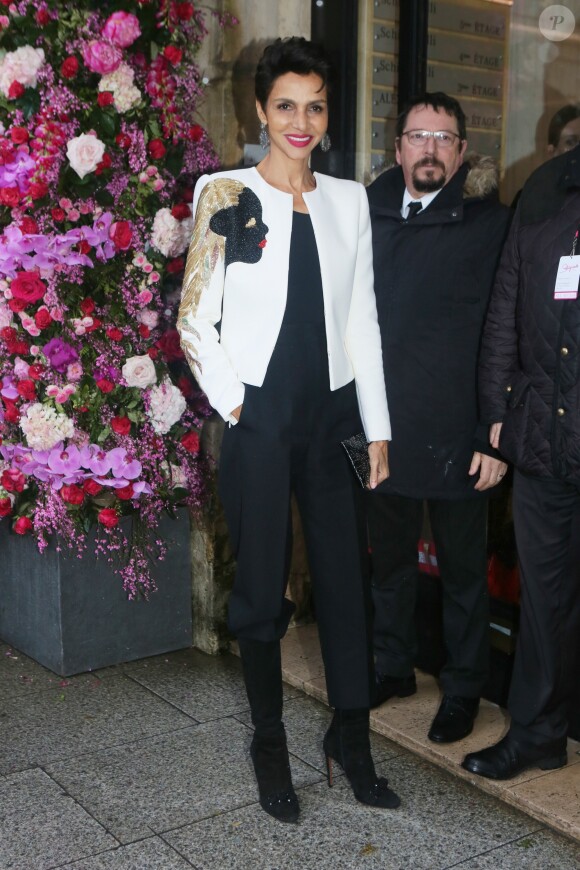 Farida Khelfa - Défilé de mode Maison Schiaparelli, collection haute couture Printemps-Eté 2018, à Paris. Le 22 janvier 2018 © CVS - Veeren / Bestimage