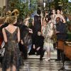 Défilé de mode "Franck Sorbier", collection Haute-Couture printemps-été 2018, à Paris. Le 24 janvier 2018.
