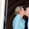 Le prince Albert II et la princesse Charlene de Monaco lors de leur mariage civil le 1er juillet 2011.