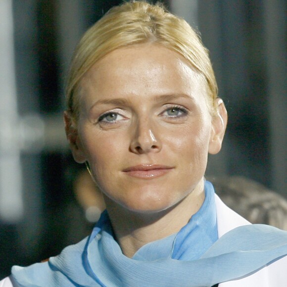 Charlene Wittstock, future princesse Charlene de Monaco, lors de la cérémonie d'ouverture des 12e Jeux des petits Etats d'Europe le 4 juin 2007. © Junior/Angeli/Bestimage