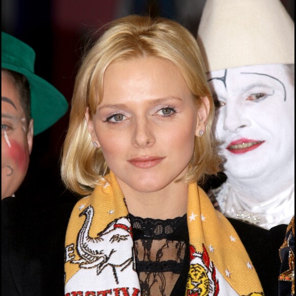 Charlene Wittstock lors de l'ouverture du 32e Festival International du Cirque de Monte-Carlo le 17 janvier 2008.