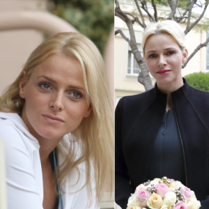 La princesse Charlene de Monaco (Charlene Wittstock) en juin 2007 / décembre 2017. Le 25 janvier 2018, l'épouse du prince Albert II de Monaco fêtait son 40e anniversaire.