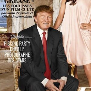 Donald et Melania Trump posent dans leur appartement à New York pour Vanity Fair, août 2016.