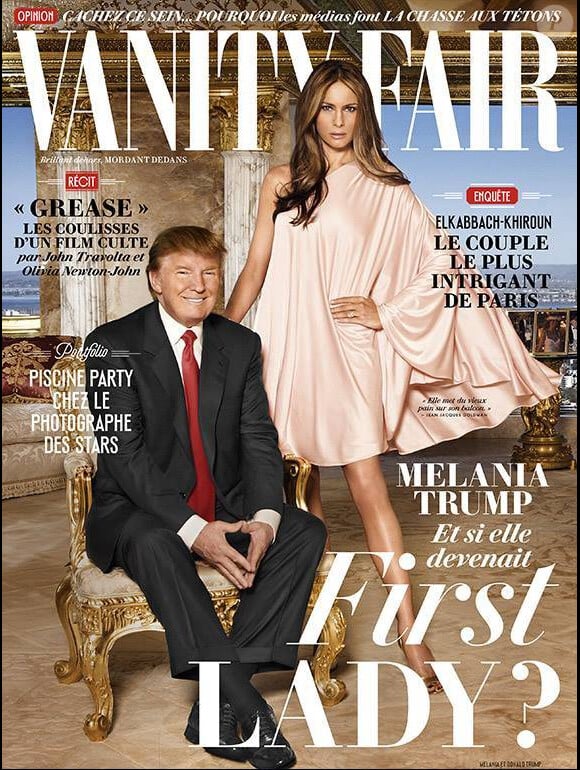 Donald et Melania Trump posent dans leur appartement à New York pour Vanity Fair, août 2016.