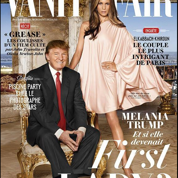 Donald et Melania Trump posent dans leur appartement à New York pour Vanity Fair, août 2016.