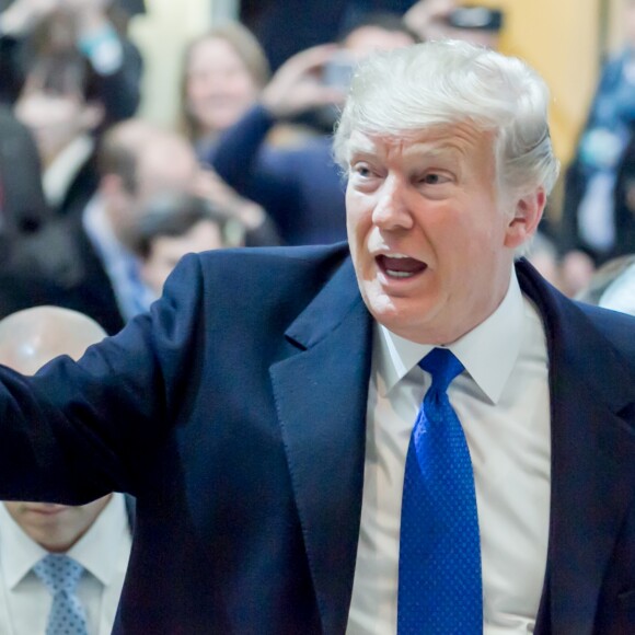 Donald J. Trump au Forum Economique Mondial de Davos, le 25 janvier 2018.