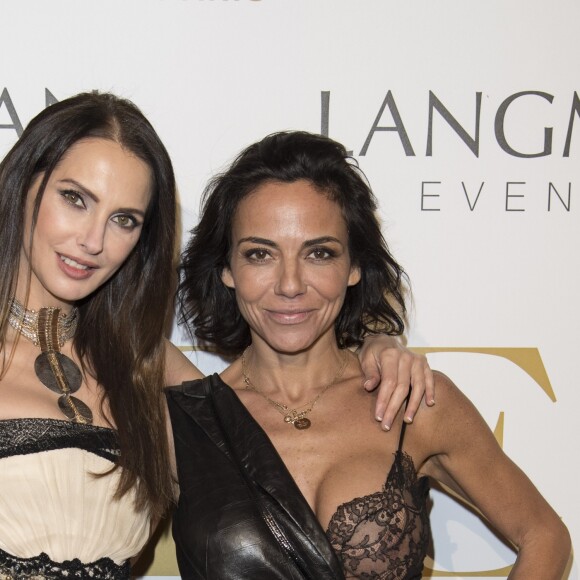 Sandra Sisley et Frédérique Bel - Couture Ball by Langman Events" Closing Fashion week en Présence de Madame A. Laffont aux platines au Mona Bismarck American Center à Paris , le 26 janvier 2018. © Pierre Perusseau/Bestimage26/01/2018 - Paris