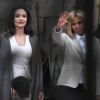 Semi Exclusif - José Pietroboni, chef du protocole - Angelina Jolie lors d'un rendez-vous avec Brigitte Macron au palais de l'Elysée à Paris le 30 janvier 2018.