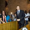 Oscar Pistorius au troisieme jour de son procès à Pretoria en Afrique du Sud le 21 février 2013.