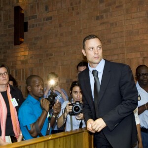 Oscar Pistorius au troisieme jour de son procès à Pretoria en Afrique du Sud le 21 février 2013.