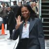 Michelle Obama à la sortie du restaurant Upland à New York. Le 10 mars 2017