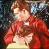 James Dean et Natalie Wood sur le tournage de "La fureur de vivre" en 1955.