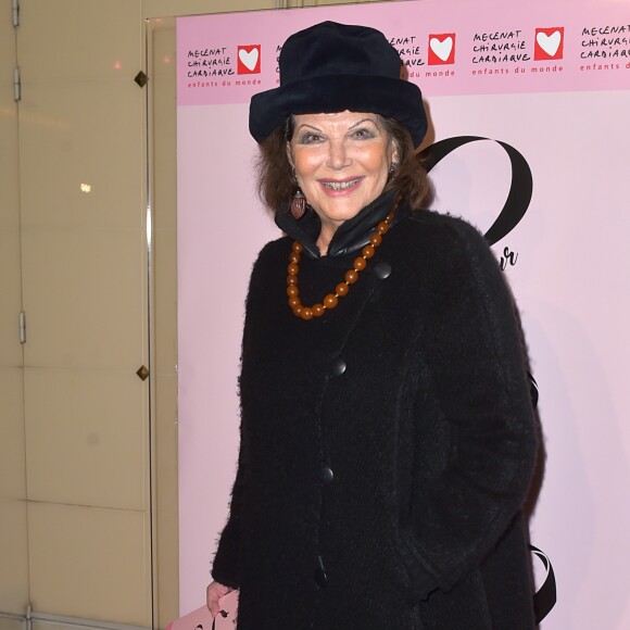 Claudia Cardinale à la soirée "Gala du Coeur" donné au profit de l'association Mécénat Chirurgie Cardiaque à la Salle Gaveau. Paris, le 1er février 2018. © Giancarlo Gorassini/Bestimage