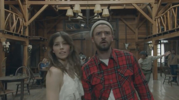 Justin Timberlake invite son épouse Jessica Biel dans son clip "Man of the Woods", janvier 2018.
