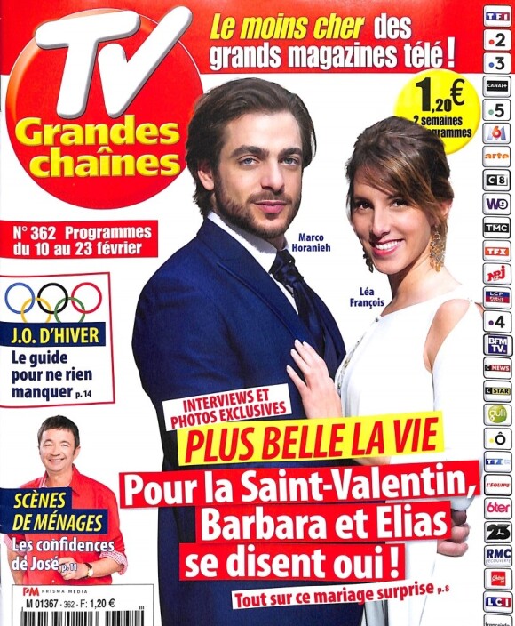 Magazine "TV Grandes Chaînes", en kiosques lundi 5 février 2018.