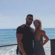 Britney Spears et son chéri Sam Asghari à Malibu - Photo publiée sur Instagram au mois d'avril 2017