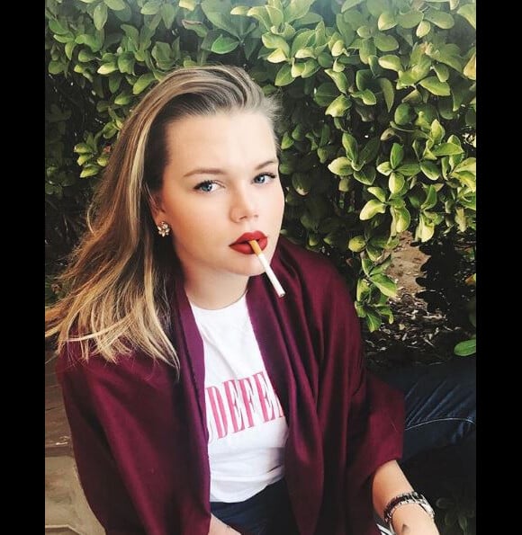 Camille Gottlieb, petite fille de Grace Kelly, pose sur Instagram le 28 septembre 2017.