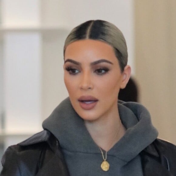 Kim Kardashian fait du shopping au magasin Dash à West Hollywood, le 7 février 2018.
