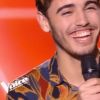 Abdel lors des auditions à l'aveugle de "The Voice 7" (TF1) samedi 10 février 2018.